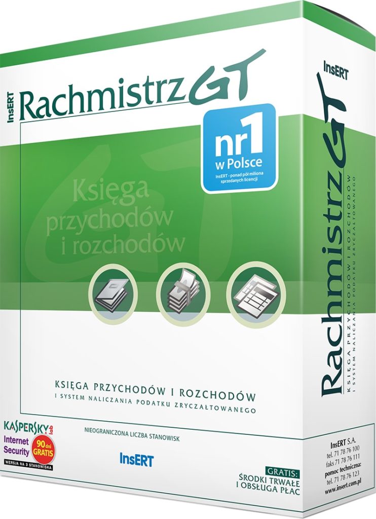Rachmistrz GT - InsERT - Księgowość, program dla firm