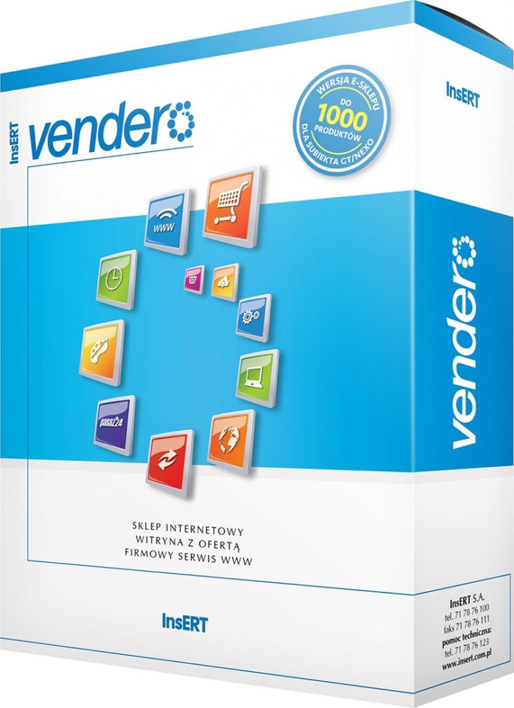 Vendero - InsERT - Program dla firm stron WWW